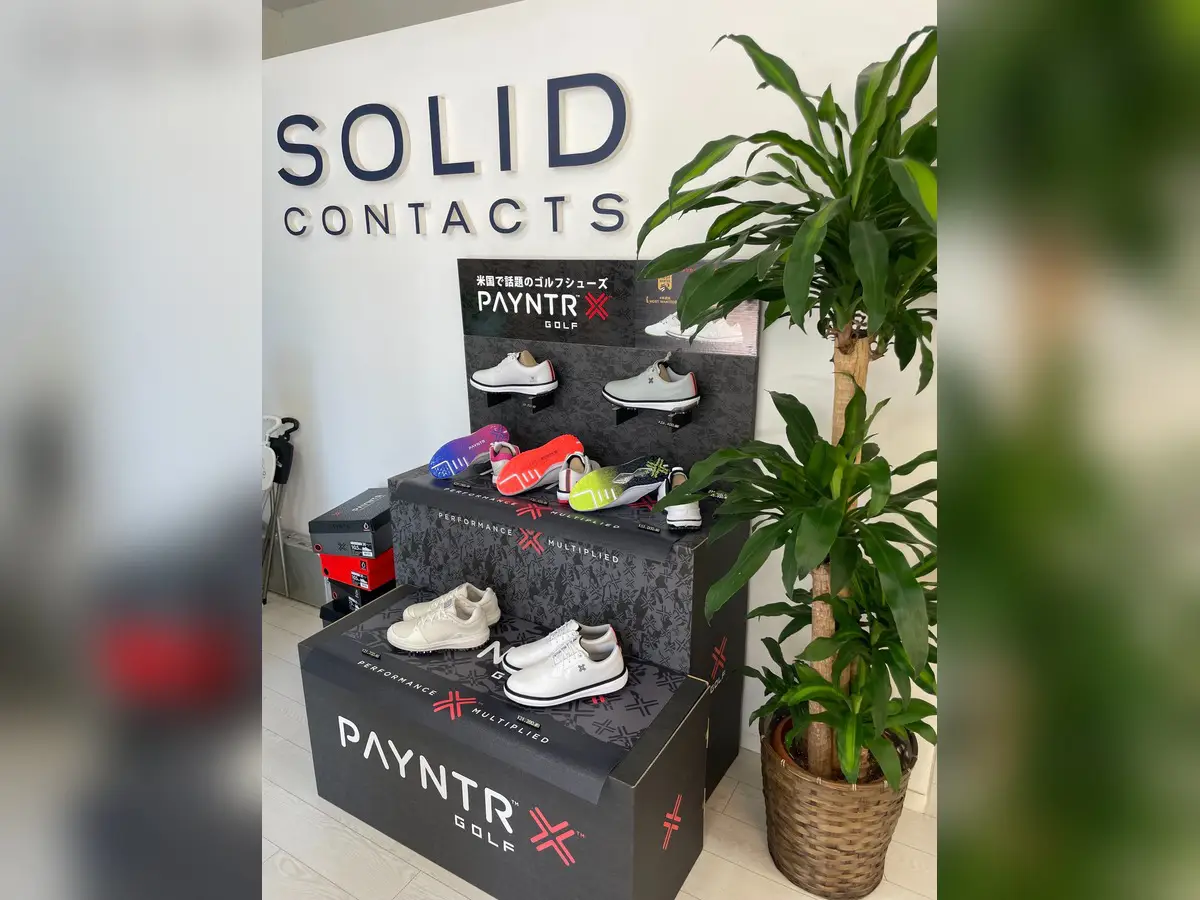 PAYNTR GOLFの店頭展示